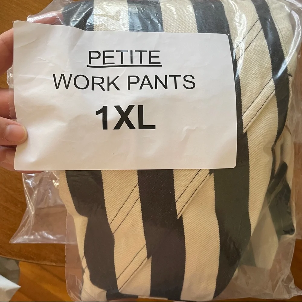 Big Bud Press Work Pants / Black Striped / PETITE - Picture 2 of 6